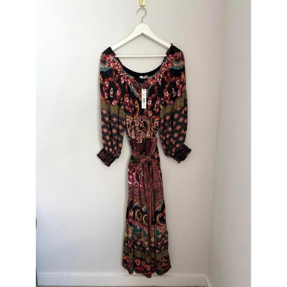 Alice + Olivia Women’s Clementina‎ Slouchy Belted Maxi Dress NWT Sz 8